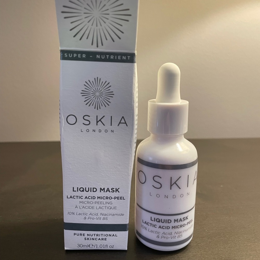 Oskia London Liquid Mask Lactic Acid Micro Peel 30 ml 1 fl oz Full Size NIB